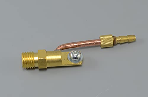 Image of RIVERWELD TIG Torch Fitting Part Accessories Cables and Gas Water Separate Cable Connector 9 /16 inch -18 Male for SR WP 18 TIG Welding Torch Pack of 2