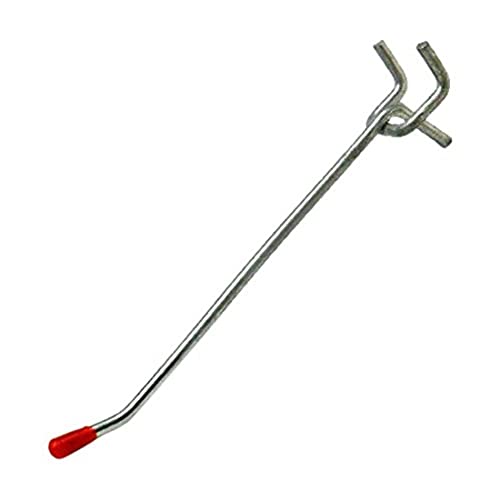 Bulk Hardware BH02665 - Individual Heavy Duty Pared Perforada Hook 150 Mm Para 25 Junta Mm, Galvanizado Brillante (Paquete De 10) Cover