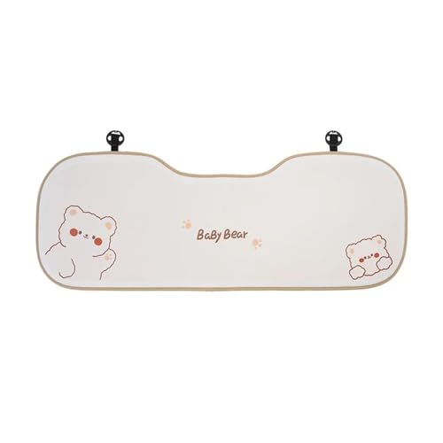 Housse de siège de voiture arrière ours en peluche pour confort d'automne et d'hiver