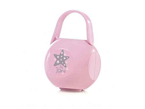 Porte-tétine Jane étoile, rose