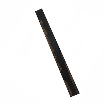 Striped Ebony Fretboard For Electric Guitars 24 Frets (648mm / 628mm Scale) Guitar Tool Kit(628mm)