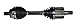 GSP NCV73059 CV Axle Assembly - Compatible with Select Volvo S60; Left Front (Driver Side)