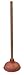 Supply Guru SG1976 Heavy Duty Force Cup Rubber Toilet Plunger with a Long Wooden Handle to Fix Clogged Toilets and Drains