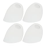 Veemoon Plastic Lampshade, 4Pcs Replacement Lampshades Inclined Horseshoe Shape White Lampshade...