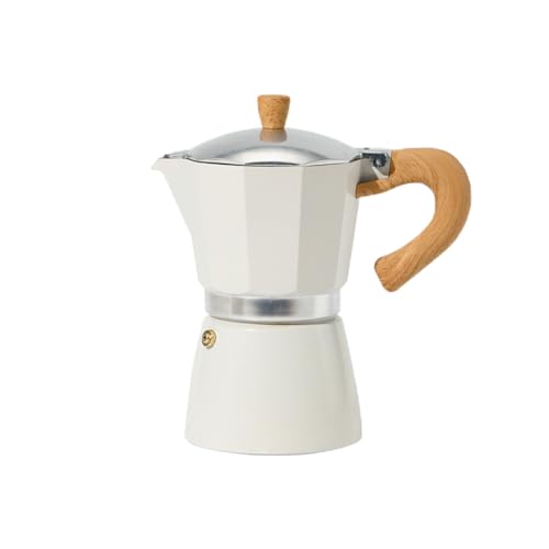 QOCO 6 Tasses CafetièRe Expresso en Aluminium CafetièRe Italienne,CafetièRe Portable pour L'ExtéRieur déTachable et Facile à Nettoyer