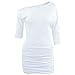 NP - Vestido de noche de verano para mujer, blanco, S