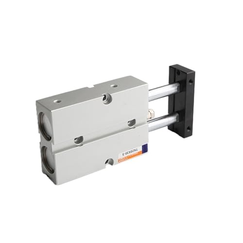 Vérin pneumatique TN20 double tige pour alignement de précision - 3