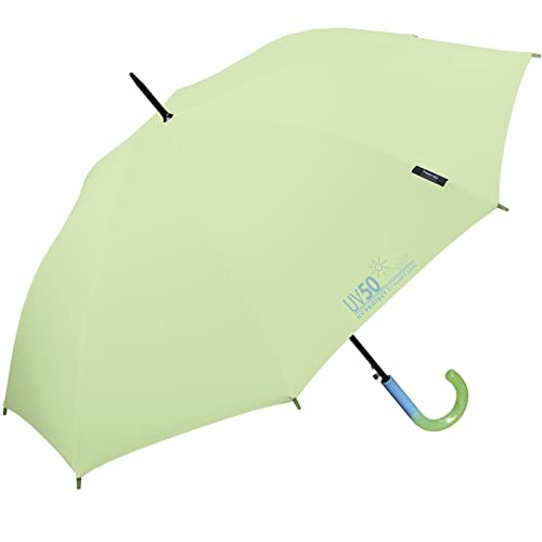 Happy Rain Paraguas bastón con automático UV50 UV Protect, Kiwi, 105 cm Happy Rain Paraguas bastón con automático UV50 UV Protect, Kiwi, 105 cm