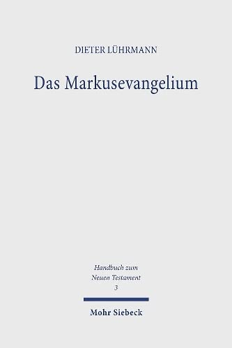 Das Markusevangelium [German] 3161452593 Book Cover