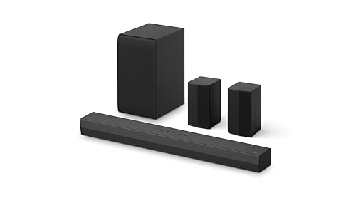 LG S40TR 4.1 ch. Home Theater Soundbar with Rear Surround Speakers and Wireless Subwoofer, Wow Interface, Dolby Audio, AI Sound Pro, Amazon Exclusive by LG - Used condition - US$166.56
