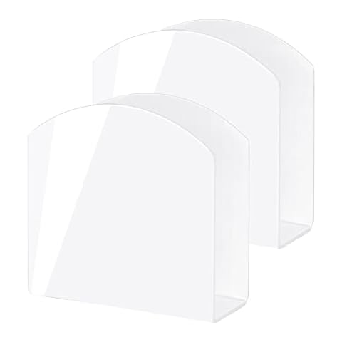 JEEZAO Servilletero Acrílico de Mesa Vertical Cover