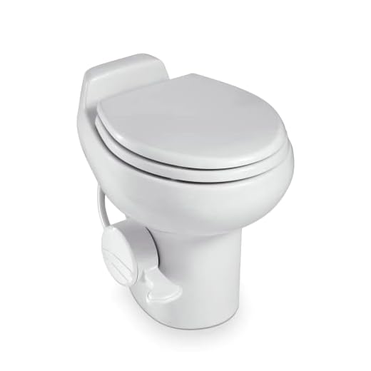 Dometic Sealand 510 plus Eco-Friendly Stain-Resistant China RV/Marine Toilet with Efficient Patented Flush Technology (Standard Height)