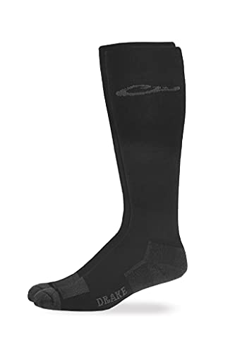 Drake Mens Lightweight Ultra Dri Over The Calf Boot Socks 3 Pair (Black/Brown/Olive, Large) #TOP4