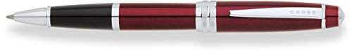 Image of Cross Bailey Red Refillable Rollerball Pen - Medium Point, Black Ink, Presented in a Premium Gift Box
