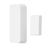 Fesjoy Door Window Sensor Quick Response Data Storage Alarm for Home Security, ABS Material, 2 Pack