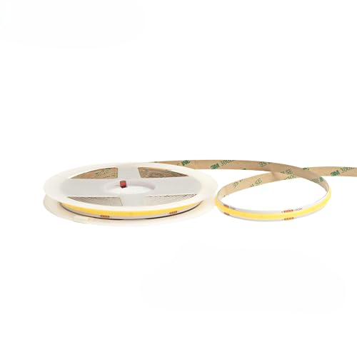 Tira LED COB 24V 10W/m 480 LEDs/m 8mm CRI90 IP20 Interior 4000K miniatura 1