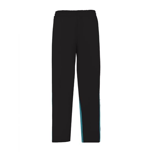 evzosrz Men's Fashion Sport Pants Side Button Drawstring Elastic Waist Sweatpants Color Blocked Track Athletic Training Pants3