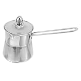 LIFKICH Milchkännchen mit Deckel und Griff Vielseitiger Milchaufschäumer für Espresso und...