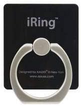 HUSKER® I Ring Universal Masstige Ring Grip/Stand Holder for Any Smart Device Mobile Holder (Black)