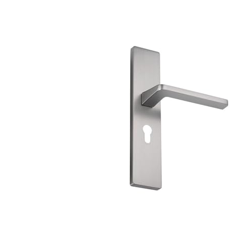 Serrure de porte intérieure nickel brossé pour maison moderne - 2