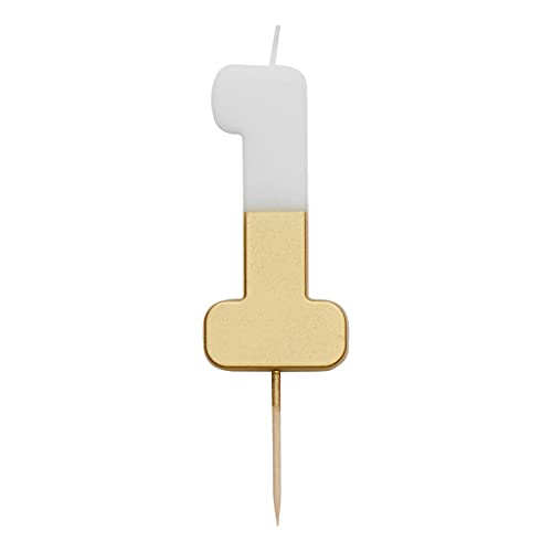 Talking Tables Decorazione per Torta con Numero 1