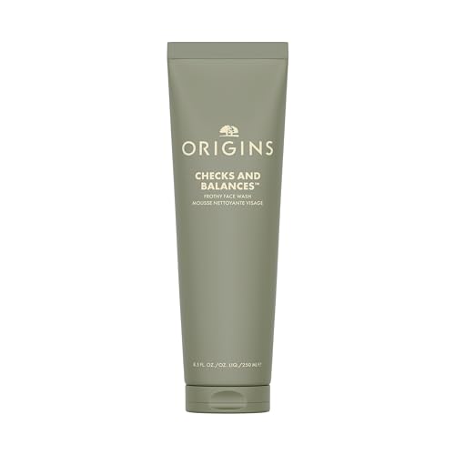 Image of Origins Checks and Balances Frothy Face Wash | Gentle Face Cleanser for All Skin Types | With Mint, 250 ml