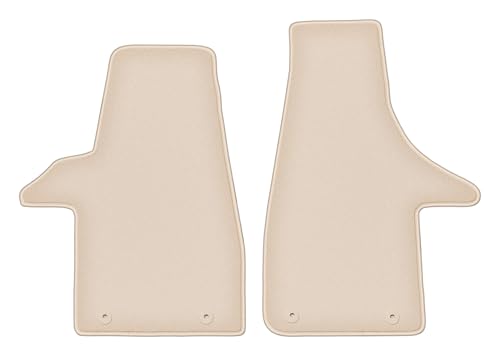 Tapis de Sol Avant en Velours Anti-Salissure Transporter T6 Beige