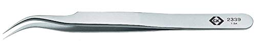 Image of Best Price Square PRECISION TWEEZER, FINE TIP, 110MM T2339 By CK TOOLS