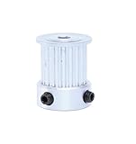 Synchronous Pulley 3-Mode 20T Inner Hole 4/5/6/6.35/7/8/10/12 mm Aluminum Pulley Groove Width 17 mm Matching 3-Mode synchronous Belt Width 15 mm(4 mm)