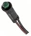 Vcc (Visual Communications Company) Panel Mount Indicator, Led, 4.01Mm, Green, 1.8V - 5110F5LC