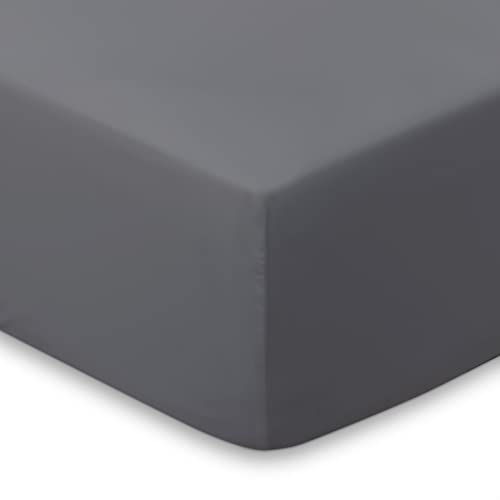 LuxClube Fitted Sheet Grey