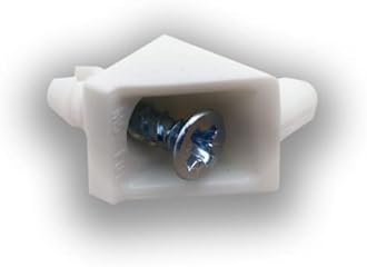 Replacement Shelf Support Fits IKEA PAX BILLY KOMPLEMENT Compatible with Bracket Wardrobe Holder Shelves (White, Pack of 16)