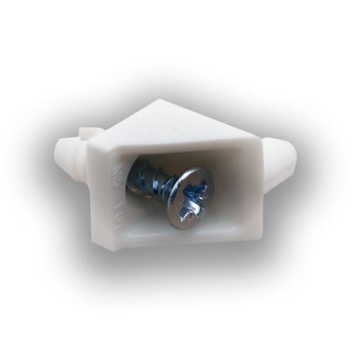 Replacement Shelf Support Fits IKEA PAX BILLY KOMPLEMENT Compatible with Bracket Wardrobe Holder Shelves (White, Pack of 16)