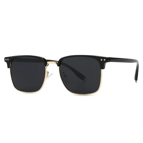 Lunettes de soleil de luxe verres dégradés anti éblouissement monture métal homme femme UV400