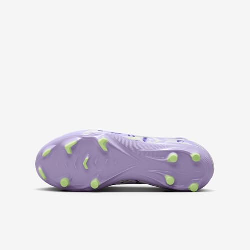 Nike United Jr. Mercurial Superfly 10 Academy Big Kids' MG High-Top Soccer Cleats (Purple Agate/Barely Volt)2