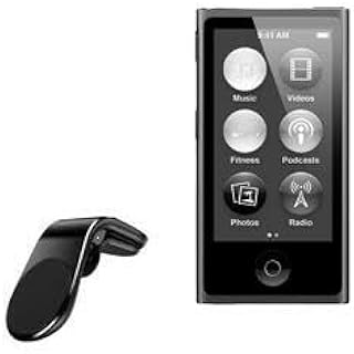 BoxWave Car Mount Compatible with iPod Nano (7th Gen 2012) - MagnetoMount Clip, Metal Car Air Vent Strong Magnet Mount for...