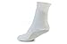 Silipos Active 92808 Diabetic Crew Socks (1 Pair), White, Size 9-11, Non-Restrictive Cuff, Gel Insole, Comfort, Cushion, Protection