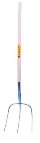 Kerbl ABT Standard Gabel 30 x 30 cm, Griff unlackiert – 135 cm