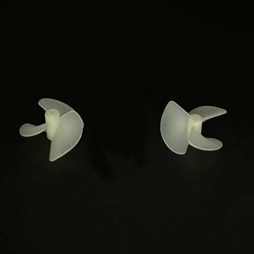 Hélices de nailon de 28mm para barco RC kit de 10 piezas de dirección positiva e inversa con eje de 2mm