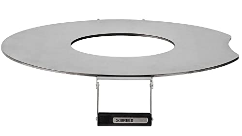 Breeo SearPlate Griddle X24 - Compatible with X Series 24 Smokeless Fire Pit - Outdoor Searing Grill - Durable Flat Top Griddle - Carbon Steel Searing Surface, USA Made - Live-Fire Cooking Accessory