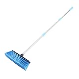 SECFOU Long Handle Heavy Duty Broom for Efficient Home and Outdoor Cleaning Bristle Brush for Sweeping Floors Pet Hair Removal and Maintenance
