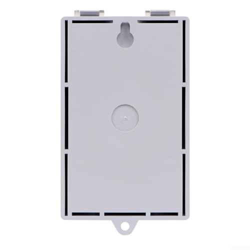 SPORTARC Programmierbarer Zeitrelaisschalter, 220 V, intelligenter Zeitschaltuhr, Wandmontage, digitaler LCD-Timer mit wasserdichter transparenter Abdeckung, u658t01Elektronischer Timer, weiß