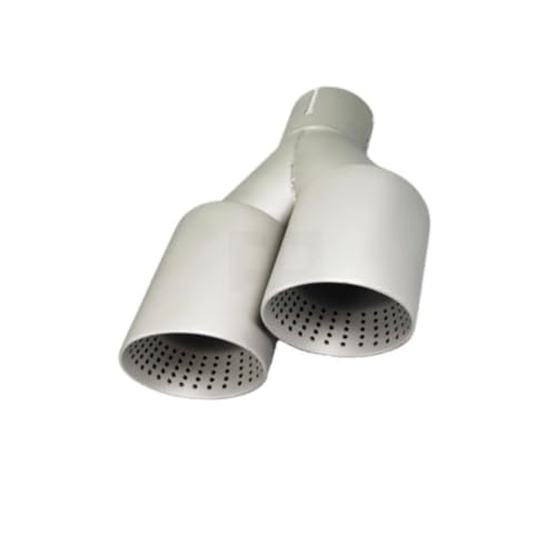 Silenciador de escape doble en acero inoxidable mate para personalizar tu Golf 7 GTI
