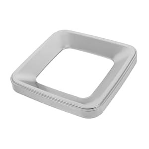 Outanaya Mülleimerdeckel Edelstahl mit Öffnung