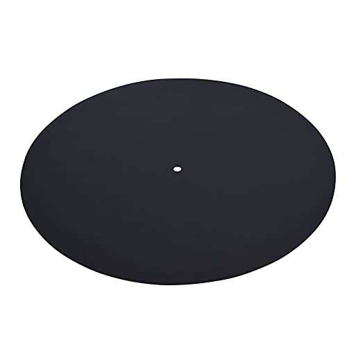 Tapis de platine en cuir véritable 290mm de qualité audiophile