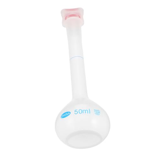 ERINGOGO Portable Science Flask 50ml Liquid Filling Bottle for Accurate Lab Measurements