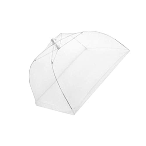 UIKEEYUIS Comptoir de protection anti-insectes pliable pour parapluie de vaisselle en maille alimentaire, 19x34cm Cover