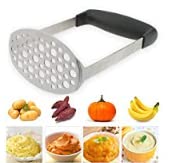 Presse-purée en acier inoxydable avec poignée souple Cover