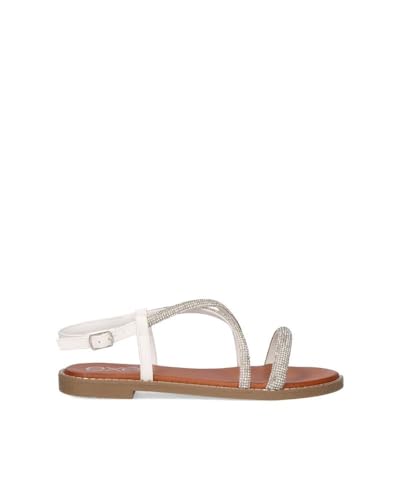 EXE P3375 Sandalias Blanco Polipiel Sin Tacon