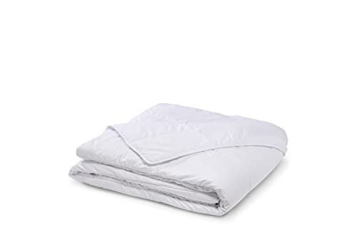 Bleu Calin Couette Légère Été 2 Personnes Anti-Transpiration TopCool, Blanc, 240x260 cm, KTO20